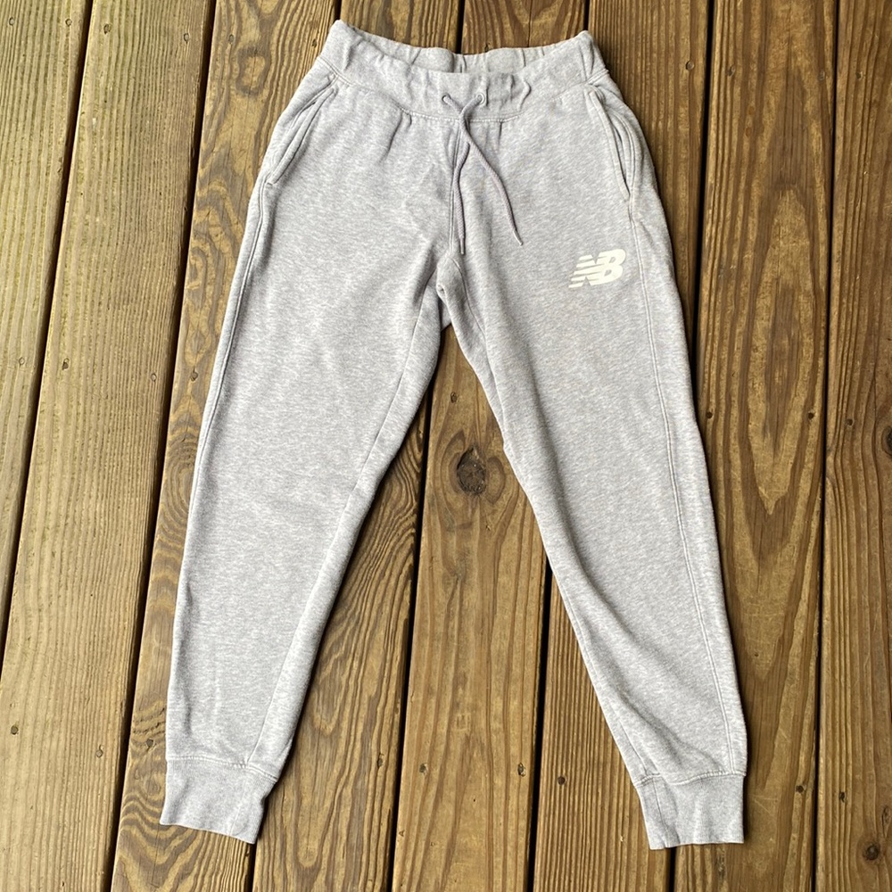 Womens Grey New Balance Joggers